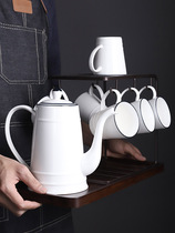 Nordic Cold Water Kettle tea set household Cup Teapot tea set tea tray ceramic water cup kettle