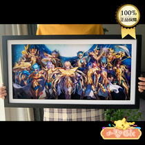 () Xiaozhi gk Saint Seiya Golden Saint Fighter 3D painting Sha Jia Tong Tiger Cancer double