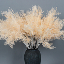 6 fork fog flowers and plants simulation flower rime branch long pole flower art wedding hall ceiling flower arrangement stage background coral branch