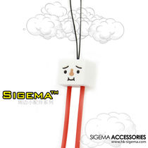 Sigema x Tofu Man Front Board Authorized Original Design Lanyard Wrist Hanging Neck Hanging Stretch Silicone