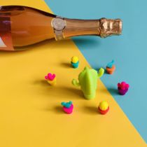 Export wine stopper home creative silicone cactus seal wine stopper sparkling wine champagne bottle stopper bottle cap