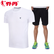 Jordan Sports Suit Men Short Sleeve Shorts 2022 Summer New Speed Dry Casual Fit Gym Running Sportswear