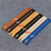 YKK handmade leather goods Leather bag zipper No 3 zipper Metal copper zipper 17cm wallet card zipper