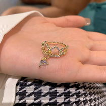 Send ring ring love ring female niche design index finger ring female ins tide fashion sexual cold wind