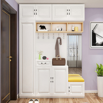Customized shoe cabinet at home door modern simple entrance hall porch cabinet for shoe stool