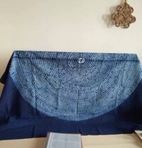 Yunnan Dali Bai manual tie-dyeing learning materials tutorial semi-finished products tie good flowers do not dye to send tutorial annual rings