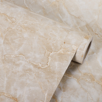 Imitation sticker self-adhesive waterproof thickened kitchen countertop bathroom floor tile wallpaper rock decorative wallpaper