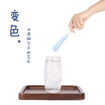 Pasmo 100 World Trade disposable spoon Color ice cream spoon Sundae spoon Creative dessert spoon (100 pieces)