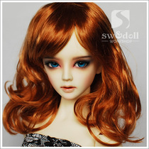 ( Clearance Special )BJD Wig 3 points 4 points 6 points 8 points 12 imitation horse hair SD doll JW026 pear flower roll