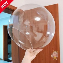 Transparent hollow spherical cover photo props Transparent cover Ultra-light transparent ball acrylic head cover semicircular photographer