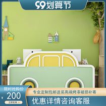 Mother & Baby Store Cashier Center Early Education Center Training Center Kindergarten Brief Front Desk Reception Desk Bar Desk High-end Baking Varnish