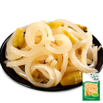Pickled pepper pork skin 280g mountain pepper flavored pork cooked meat snacks snacks Snacks office casual specialty