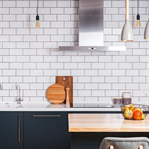 Self-adhesive kitchen oil-proof sticker High temperature resistant stove with waterproof and anti-range hood tile wall sticker Wallpaper cabinet sticker