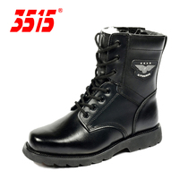 Genuine cowskin wool boots Jihua 3515 original outdoor boots Winter winter shoes Cotton boots Medium boots Martin boots