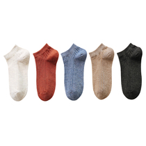 Socks womens socks shallow boat Socks women invisible cute breathable deodorant anti-skid spring and autumn summer thin ins tide socks