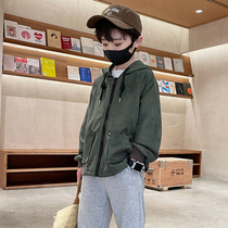 Childrens jacket Spring and autumn 2022 new CUHK Tong Lianhood Childrens blouses childrens blouses childrens blouses The Korean version of the ocean wave