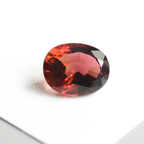 3 08 carat natural deep red beware nude stone clean and well flavored glass body private custom men and women