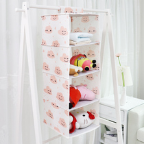 Suspended clothes cashier bag storage box bag closet Dormitory Fabric containing finishing hanging bag wardrobe containing hanging bag