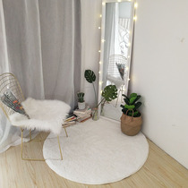 Nordic ins round carpet Plush Living room coffee table carpet Bedroom bedside computer chair Hanging basket Yoga mat