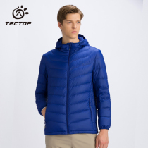 TECTOP winter outdoor waterproof splashing thin section down jacket mens windproof down warm jacket