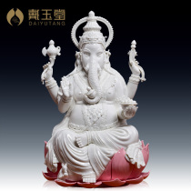 Dai Yutang ceramic ornaments Thai elephant nose God of Wealth Lin Jiansheng Pina Ya Jia statue limited sculpture