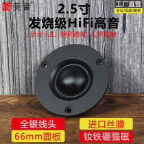 Guan Yuan 2 5 inch high speaker fever hifi imported silk film high sound horn high - sound speaker 66MM
