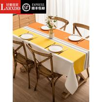 LXRXDD Desk Clothing Art Modern minimal cotton flax cotton cotton fresh waterproof oil and oil and non-washing