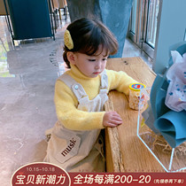Fall in love with liangniu Western style winter children corduroy jumper dress