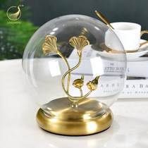 Eurostyle Home Ornament Pendulum Boilerplate Room Ginkgo Biloba Bookroom Wine Cabinet TV Cabinet Soft Decoration Hyun Guan Cabinet Furnishing