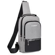 2021 New Chest Bag Large Capacity Mens Bag Sports Casual Single Shoulder Bag Woman Midyear Tide Skew Satchel Handbag