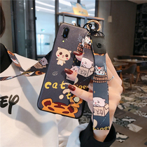 Hanging neck phone shell vivo x23 mobile phone shell hanging rope vivox23 mobile phone shell hanging neck x23 phantom version phone shell hanging rope x23 mobile phone shell wristband bracket detachable x23 female