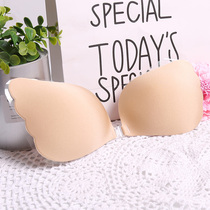 Chest stickers Swimsuit ultra-thin invisible silicone strapless small chest waterproof chest stickers Wedding dress gathered non-slip breast stickers