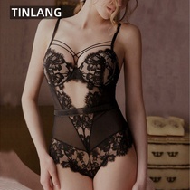 Wear-free bra all-in-one body sculpting dress female sexy lace waist belly corset bra