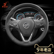 Xuji Steering wheel cover Angkola Yinglang New sovereign Angkowei Weilang hand-stitched leather handle cover GL8