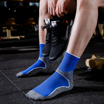 Male and female professional sports socks running socks pressure socks spring and autumn thin tube anti-wear fitness quick-drying short socks