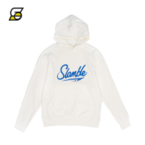 SLAMBLE's new three-dimensional foam LOGO hooded sweater couple leisure and fluffy hoodie loose