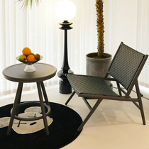 Purple Leaf Balcony Leisure Chair Nordic Lincoli Chain Lazy Studio Living Room Household Sofa Chair Combination