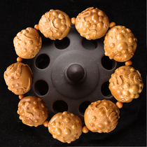 (master 520 ex-gratia) 2 2 2 2 3cm Golden Toad master works classic Tibetan olive nuclear sculptor string