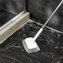 Japanese toilet floor brush brush cleaning tile floor cleaning long handle bristles toilet floor brush floor artifact