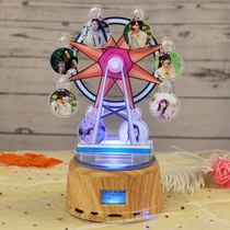 Birthday gift for kids girl daughter creative Ferris Wheel Special music box Music box Bluetooth custom photo