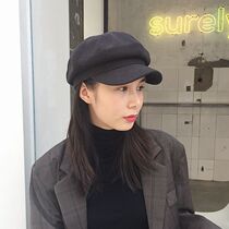 Japanese Rosex Tangk hat female Korean version of octagonal hat autumn and winter painter hat British retro beret