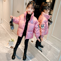 Girls thick cotton coat coat foreign style coat baby bread cotton clothes children cotton padded jacket Autumn Winter 2022 New