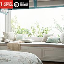 LXRXDD light luxury home with cashmere rice ash floating window pad mat tatami mat cushion can be ordered