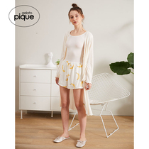 gelato pique summer ladies pajamas solid color comfortable fly sleeve top pWCT192327