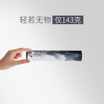 Ultra Light Pencil Umbrella parasol Small and Portable Folding Sunscreen Umbrella Anti-ultraviolet Black Adhesive Umbrella Pocket Umbrella