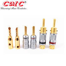 American CMC Banana plug 0658 0638 0600 gold-plated Banana plug fever horn wire Banana plug