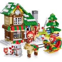 Star Diamond Massage Castle 80 925 Limited Edition Aavax Gift Box Children assembled girls Princess Castle Buckles