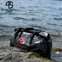 Alien Snail Motorcycle 60 Liter Wear Resistant Travel Waterproof Bag Locomotive Riding Rider Backseat Bag Camouflail Universal