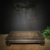 Imitation ancient made of old stone carving old stone tool Shanxi Qingshi Vegetarian Noodle Table Retro Chen set tea seat ancient playwright and playful