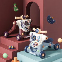 Baby walker anti-o-leg trolley multi-function anti-rollover 7-18 months Sliding car Sliding car multi-purpose